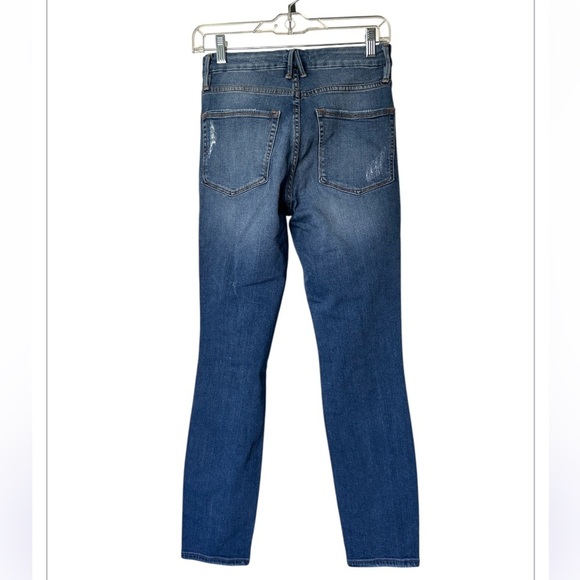 Good American Good Legs Crop Stud Hem Skinny jeans excellent Size 4 / 27 - Picture 3 of 9